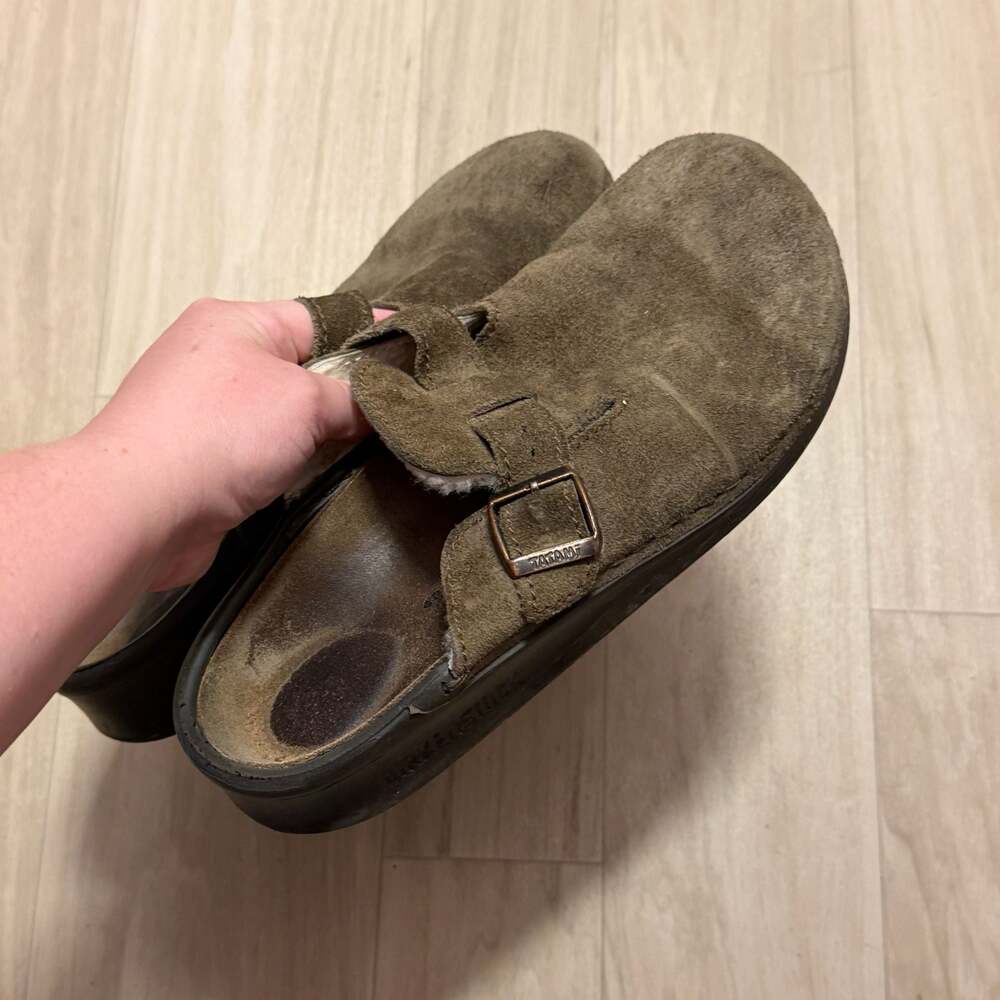 Vintage Tatami by Birkenstock Brown Suede Clogs Size 42 / US Men’s 9